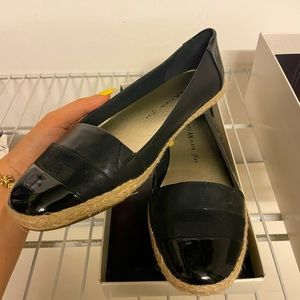 Brand new comfortable iFlex Leather espadrilles!